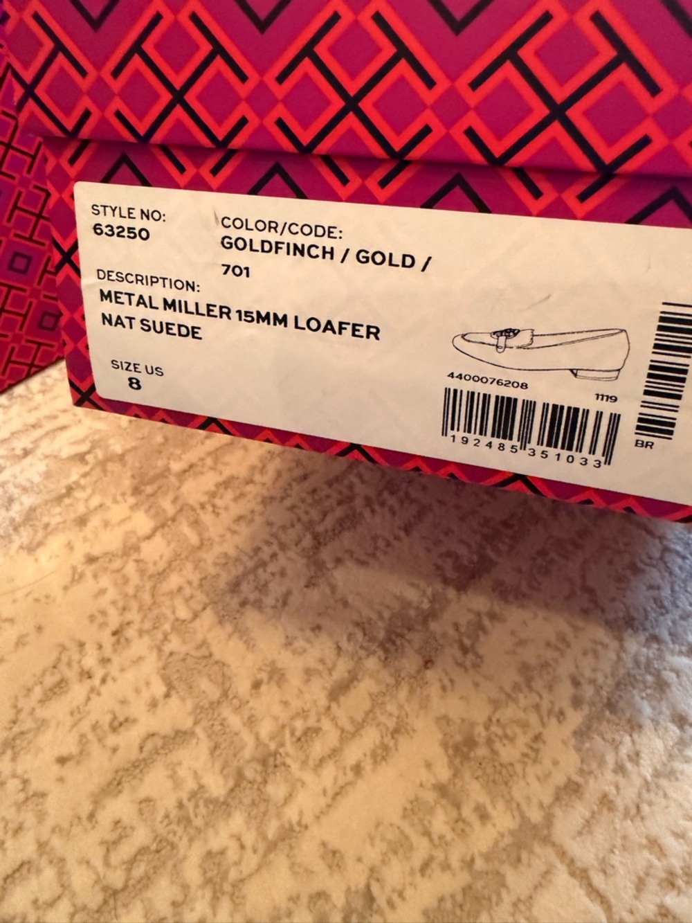Tory Burch Metal Miller Logo Loafers - Picture 8 of 8